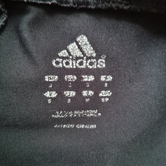 ADIDAS Climalite Black Joggers Track Pants leggings sz Small - Picture 12 of 12